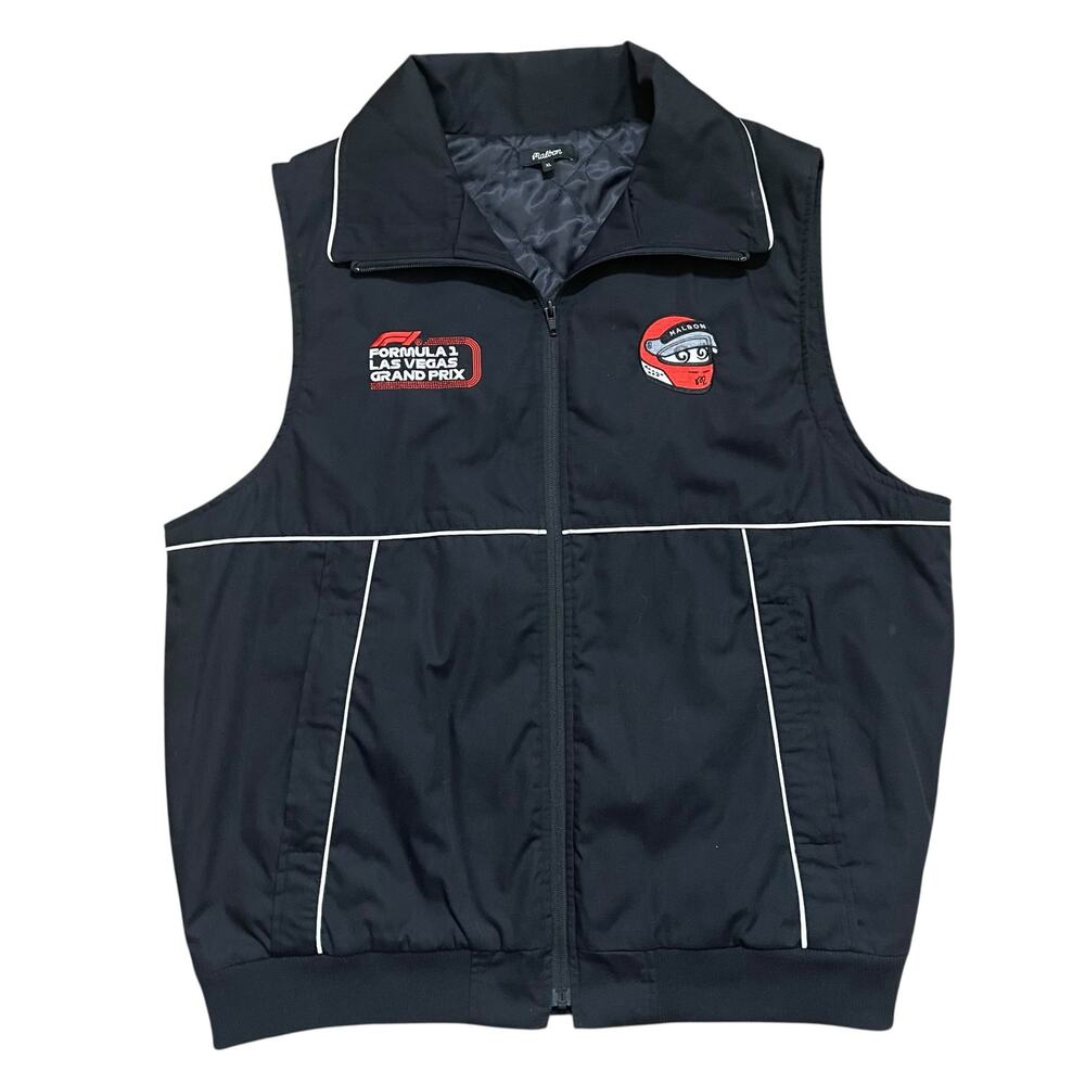 Malbon Golf x Formula 1 Las Vegas Grand Prix Vest Black XL F1 jacket